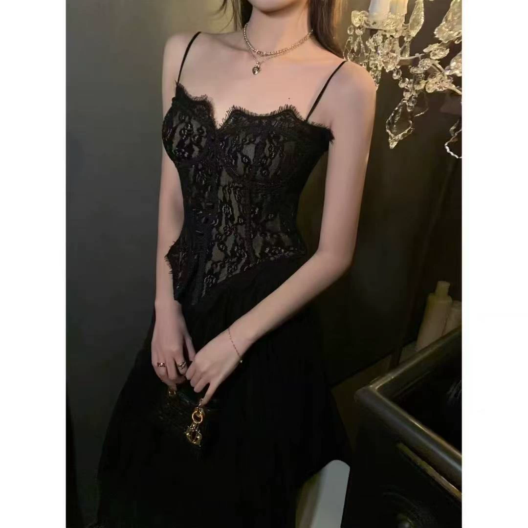 Лето 1960 года, новый американский стиль, жилет в стиле «горячей девушки» с подушечками для груди, кружевной топ с рыбьей костью на талии, утягивающий вид