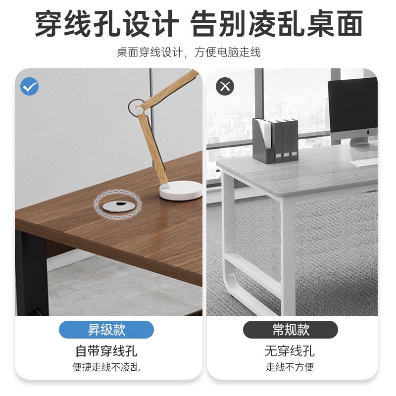 Mesa de oficina oficina multipersonal personal personal con cajón simple mesa de trabajo de doble mesa de computadora simple