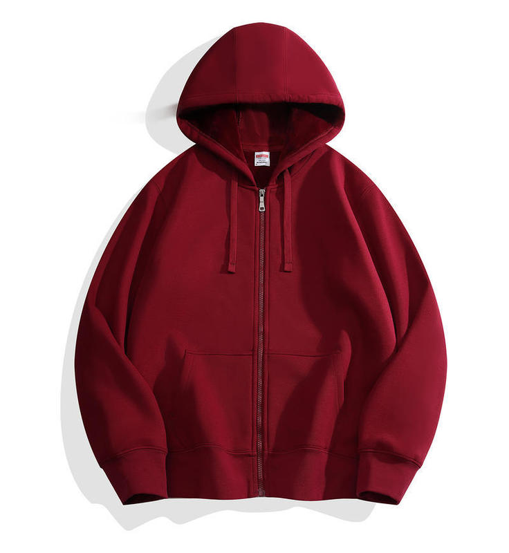 圆领卫衣定制logo加绒拉链开衫工作服团体套头连帽刺绣聚会服工装|undefined