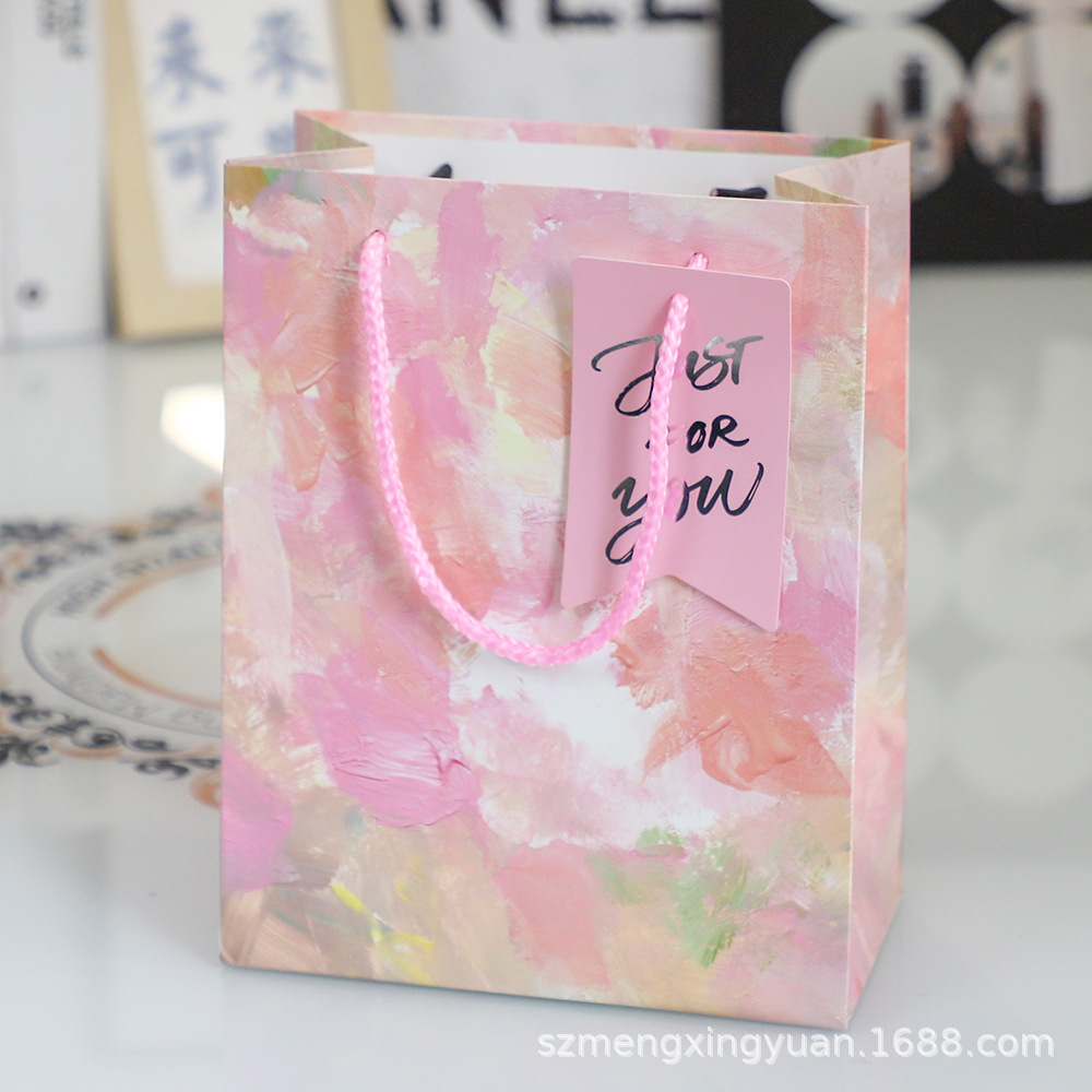 Estilo creativo ins hermosa temporada de graduación para enviar bolsas de papel al maestro cumpleaños día del padre regalo bolsa de regalo bolsa de papel portátil