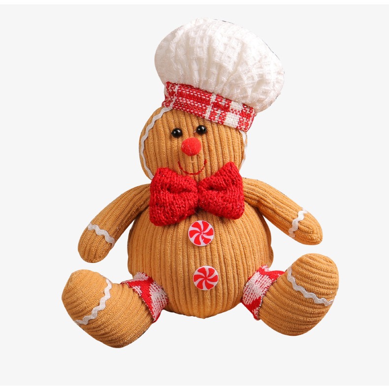 Escenas de Navidad transfronterizas colgantes pan de jengibre muñecas colgantes muñecas de dibujos animados colgantes muñecas accesorios de decoración del árbol de Navidad