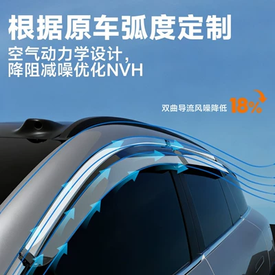 and sun visors, Rain shield