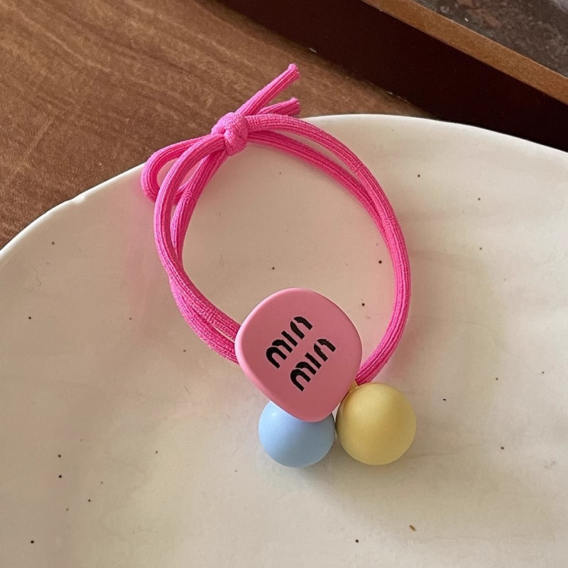 Coreana para niños correa de cabello anillo de cabello niñas de cabello de cola de caballo de color duradero estudiantes de alta elasticidad no es fácil cortar la cuerda