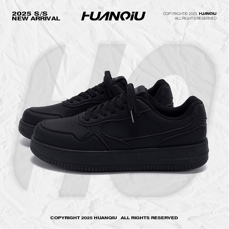 Universal Black Classic Sneakers Zhq-Hy958 Autum Trendyy Versatile Men's Shoes Comfortable Fashionable Casual Shoes