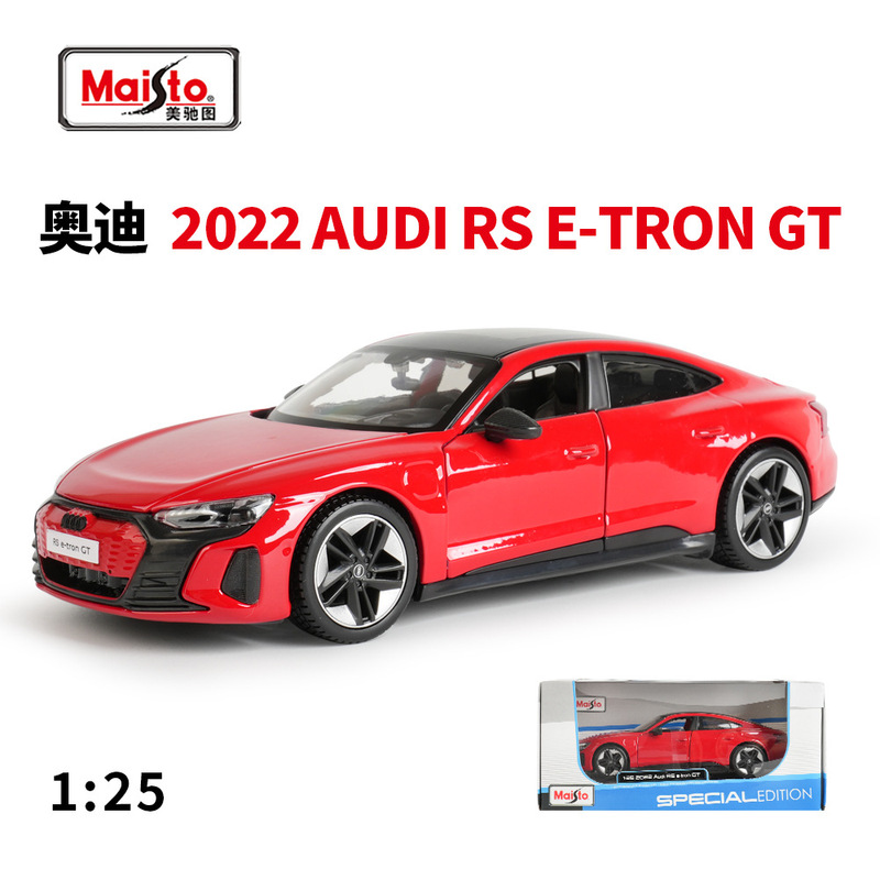 Meichi Figure 1:25 Audi 2022 Audi RS e-tron GT simulation alloy finished car model toy