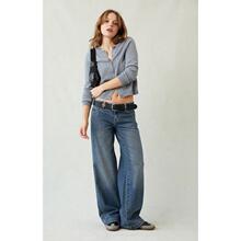 A 66928 Retro Wide Leg Jeans ���ſ���ţ�п� �羳ŷ��