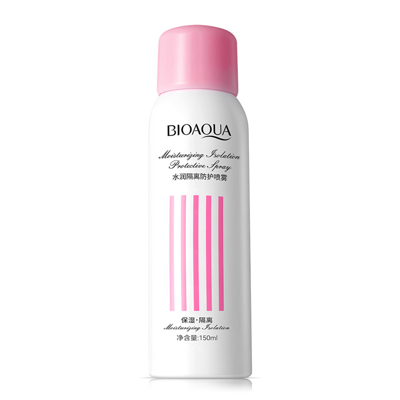 Boquanya hidratante aislamiento spray protector hidratante cuidado de la piel impermeable a prueba de sudor refrescante aerosol de aislamiento no graso