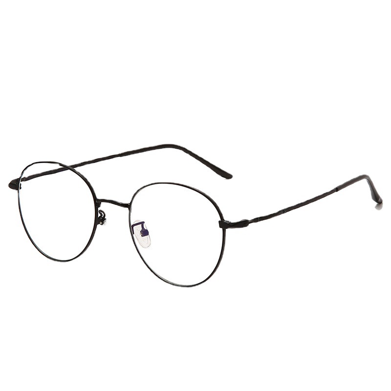 新款圆框防蓝光镜时尚文艺电脑框架眼镜8866潮流平光镜厂家现货