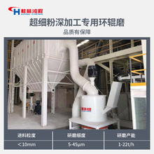 环辊磨325目 超细离心磨粉机 叶腊石粉磨粉机 鸿程机械厂