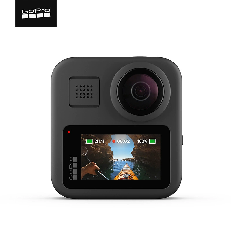 Панорамная экшн-камера GoPro MAX для спорта, дайвинга, мотоцикла и лыж, водонепроницаемая, антишок, с HD-цветным экраном VLOG