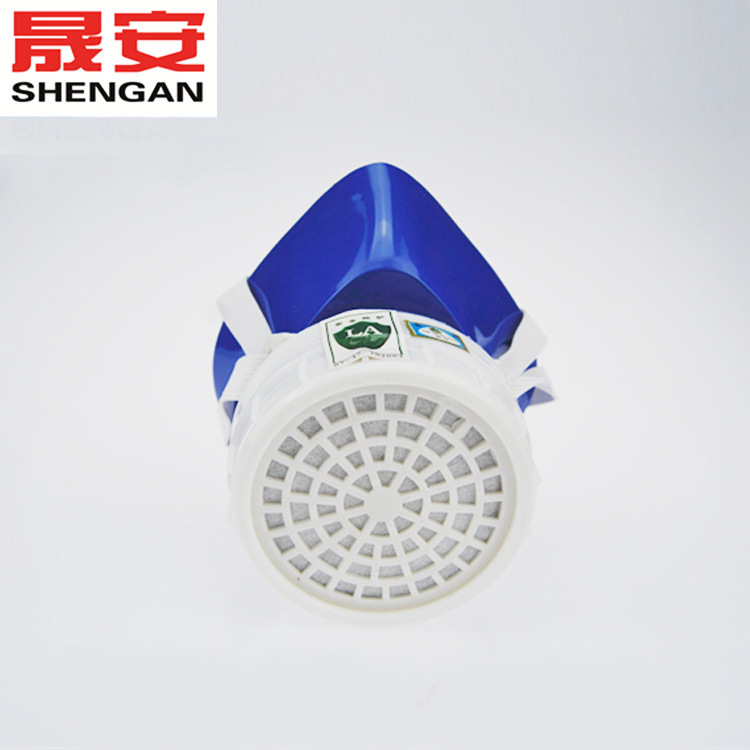 晟安3011过滤式防毒口罩 挂耳式喷漆化工农药粉尘防护面具批发
