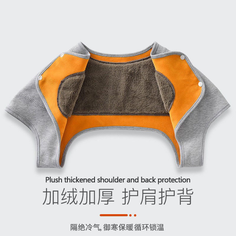 ベルベットは肩をかばって寝ている男女月子産婦の肩の周りの防寒綿ストールは頚椎を厚くして秋冬を温める