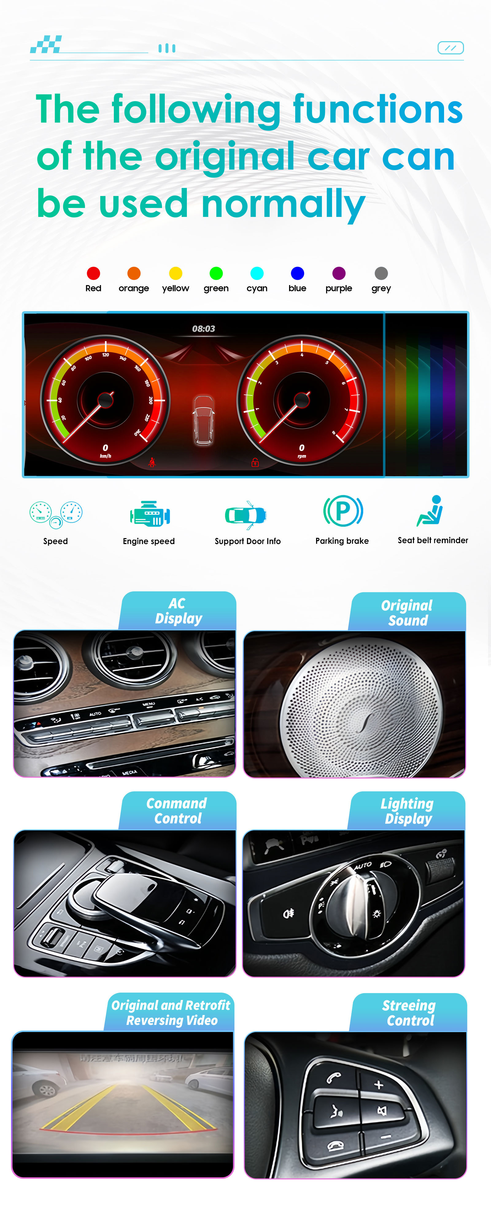 Suitable for 09-12 Mercedes-Benz E-Class C207 W207 A207 Android large screen central control car machine navigation carplay