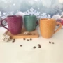 祥云陶瓷简约咖啡色釉杯