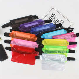 手机防水袋可触屏户外漂流沙滩随身透明密封收纳袋游泳大号腰包