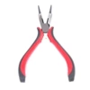 Red and black handle jewelry pliers
