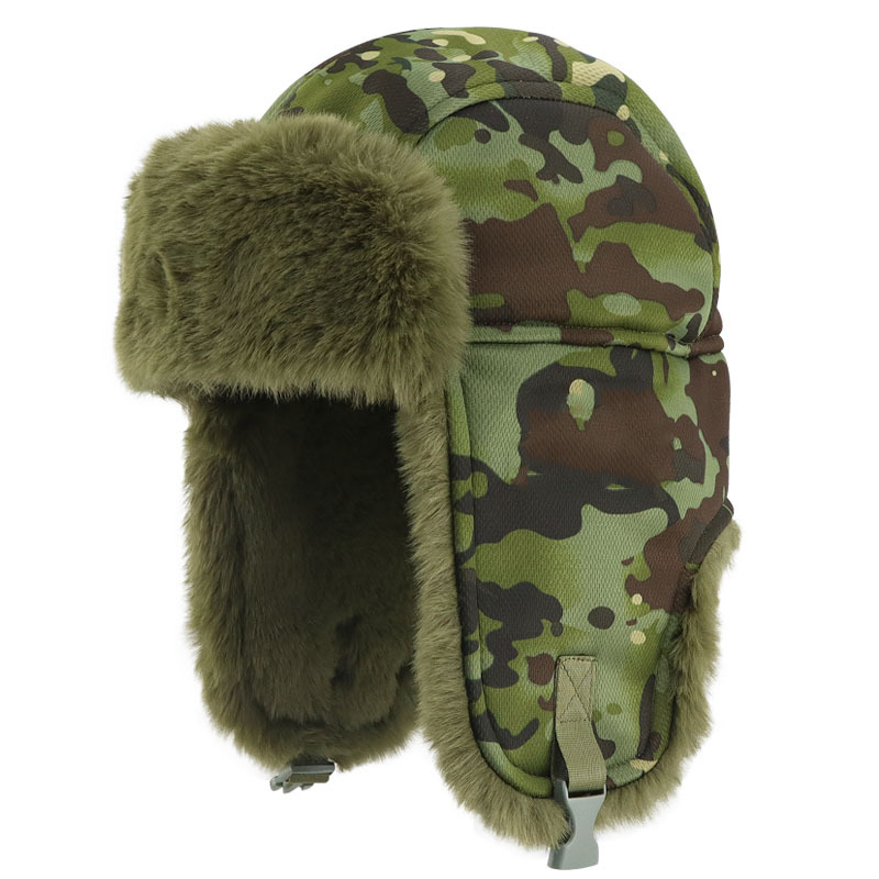 Gorro de invierno grueso Thunderbolt gorro de esquí protector de orejas al aire libre protector de frío y calentamiento gorra de cabeza transfronteriza unisex