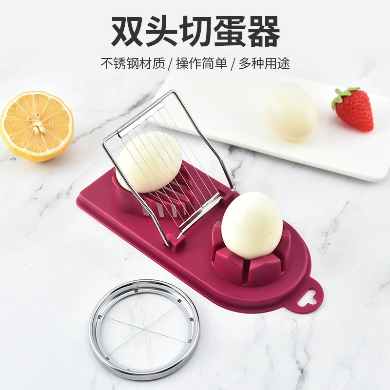 Multifunctional egg cutter household egg preserved egg splitter fancy split two-in-one creative slicer in stock