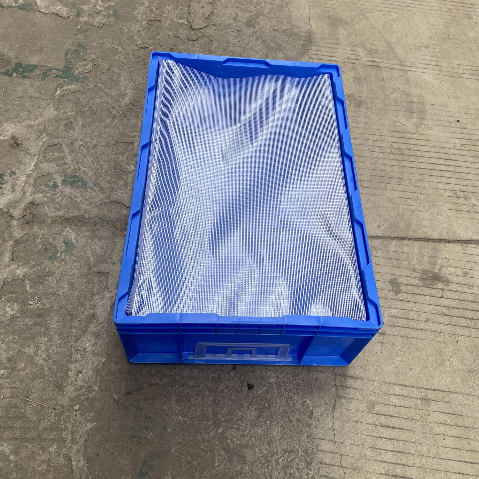 650*435*110mm塑料箱仓储货架工具箱五金箱塑胶框物流周转胶箱