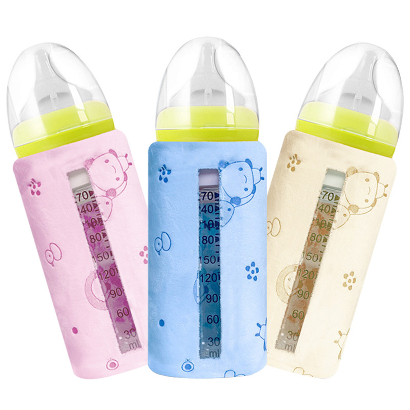 Biberón con aislamiento USB, calefacción y control de temperatura constante, portátil, ideal para mantener la leche del bebé caliente en invierno.