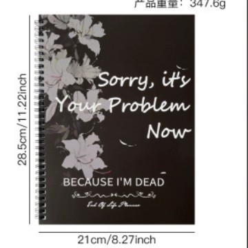 跨境爆品 In Case I Go Missing Binder生命终结规划师应急活页夹|undefined