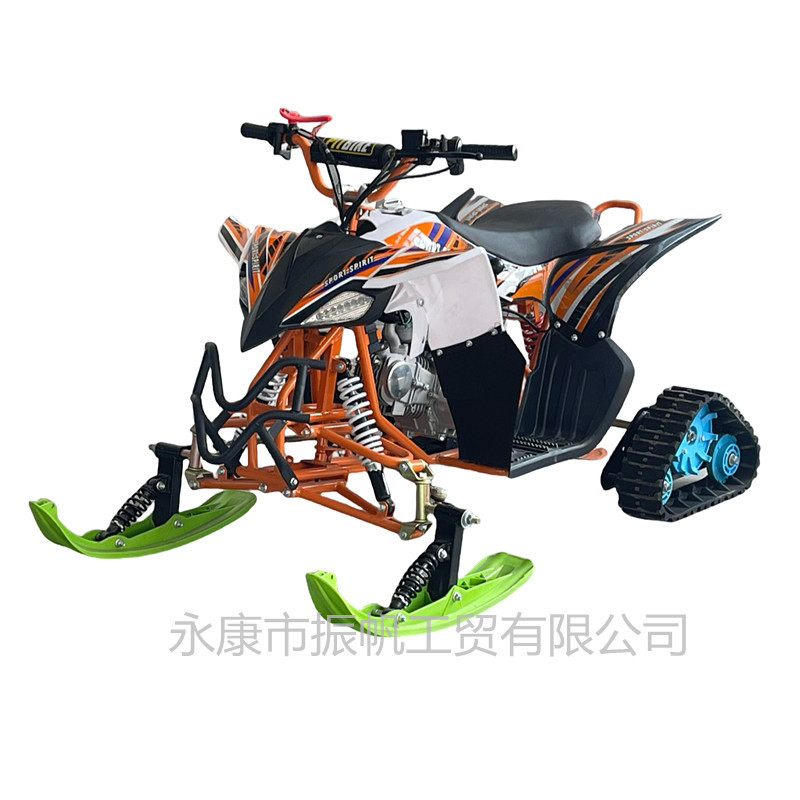Fábrica directa de 125cc adultos de combustible de moto de nieve todo terreno de trenín de orugas de gasolina