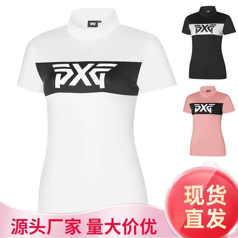 23 Summer Golf Clothing T-Shirt Breathable Women's Short-Sleeved Sweat-Wicking and Moisture-Absorbing Polo Shirt Outdoor Sports Jersey Can Be Customized