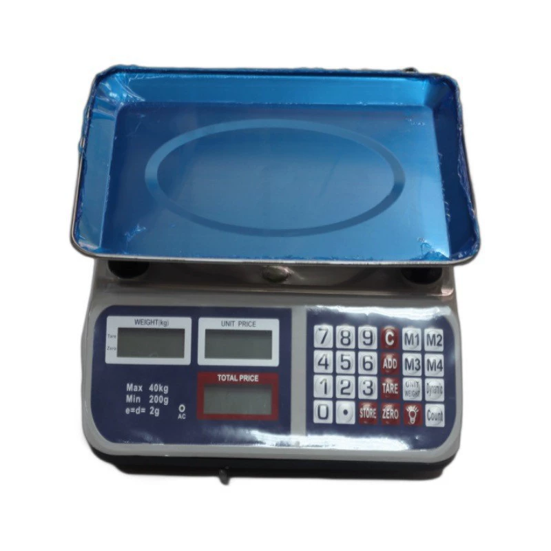 Цифровые весы кг/фунт, экспортные английские весы, небольшие настольные весы, коммерческие перезаряжаемые весы, высокоточные весы для определения цены 40 кг