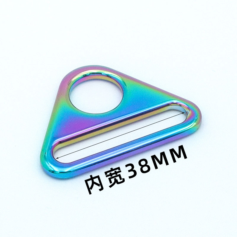 Accesorios de equipaje hebilla de triángulo hebilla colgante aleación DIY Placa de triángulo correa de hombro hebilla bolsa de hardware caja de hebilla de bolsa