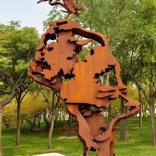 耐候钢户外摆件Q235NH花槽 农田挡土墙 景观装饰用钢高强度