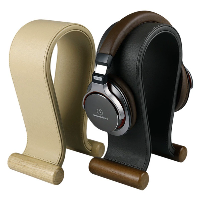Alineart Bluetooth-гарнитура кронштейн орех U головные уборы кожаная стойка для наушников дисплей стойка вешалка украшения