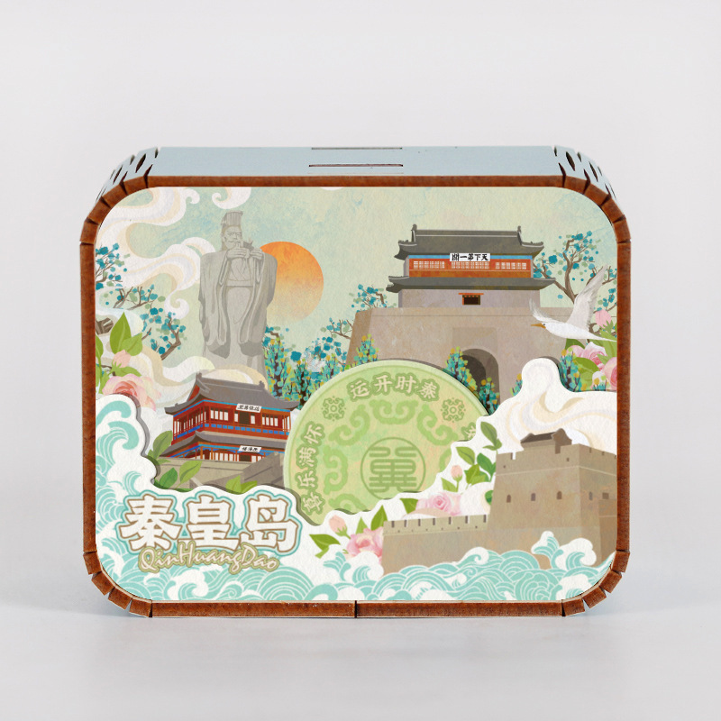 オリジナルアモイ重慶南京西安都市動態オルゴールオルゴールオルゴール観光記念品|undefined
