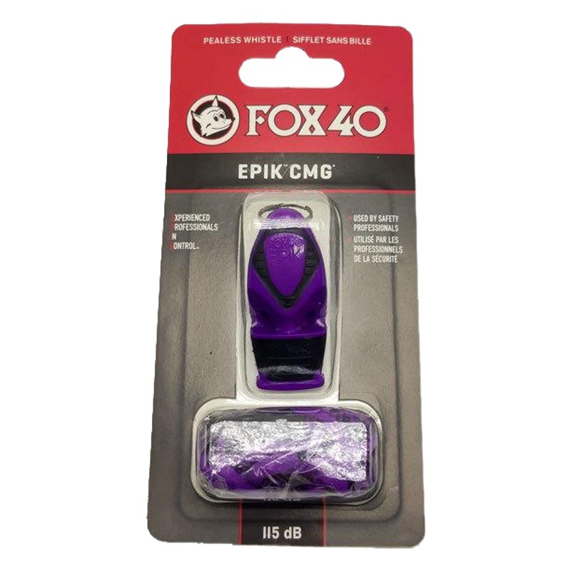 Fox40 Competition Referee Dolphin Whistle Traffic Control Sports Teacher Coach Outdoor Sports Training Whistle