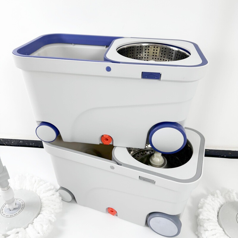 Foreign Trade Wheeled Dual-Drive Rotating Mop, Magic Mop with Hands-Free Washing, Household Mop Bucket, Lazy Mop for Mopping Floors Foreign Trade Wheeled Dual-Drive Rotating Mop, Magic Mop with Hands-Free Washing, Household Mop Bucket, Lazy Mop for Mopping Floors