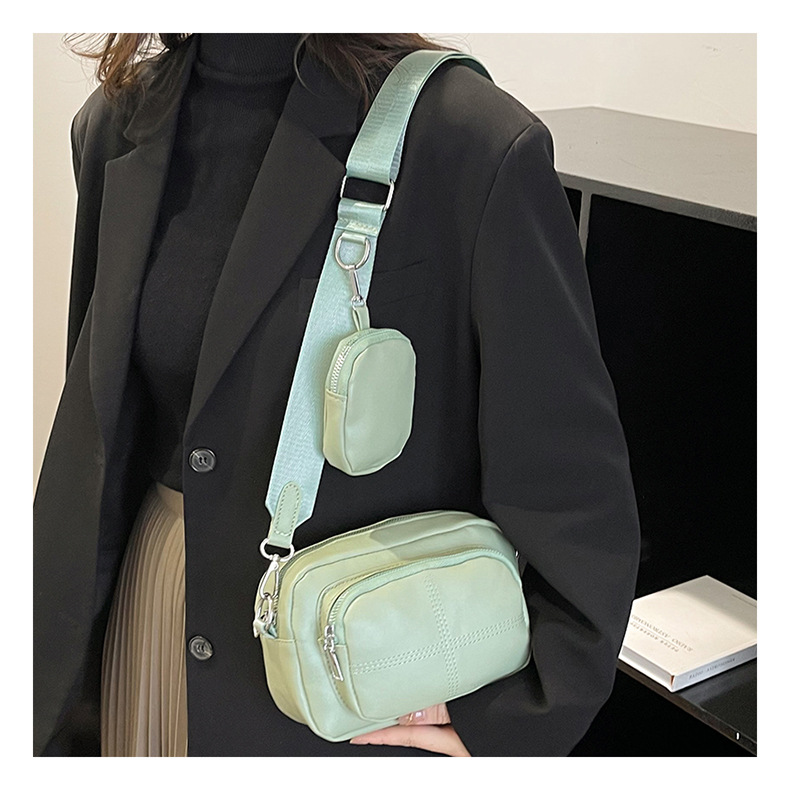 Nowa, mała, popularna torba listonoszka Baigou Box Nylon na jedno ramię dla kobiet_voghion.com