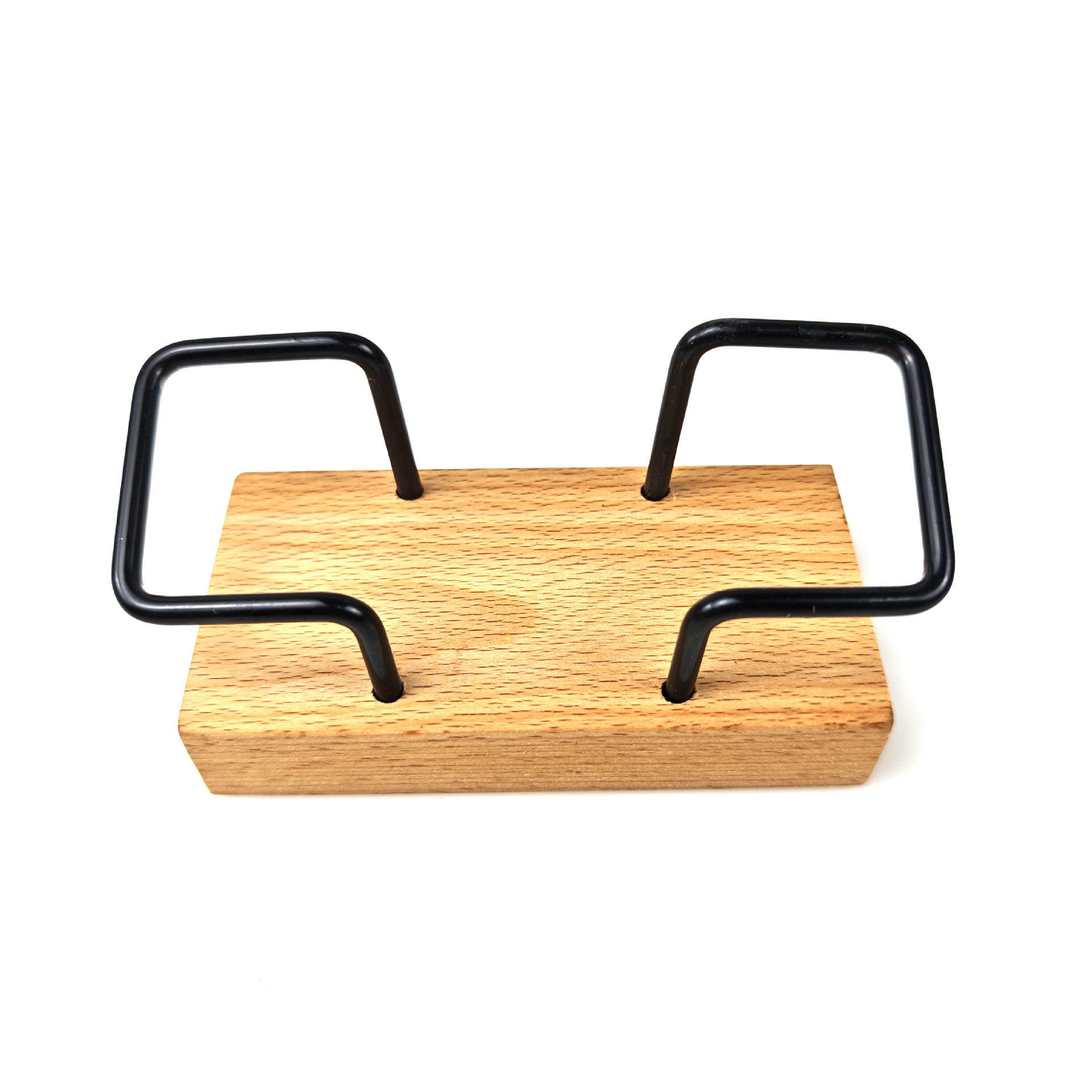 Mesa creativa de madera sólida de nuez negra recepción de tarjetas de negocios estante de exhibición de oficinas de hotel estante de almacenamiento estante de tarjetas de visita