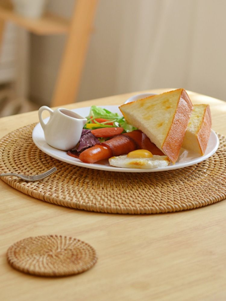 Cojín de aislamiento térmico, cojín de taza, cojín de caña, cojín de cuenco anti-corrosión, cojín de mesa resistente a altas temperaturas, cojín de platos resistente al calor, cojín de tetera