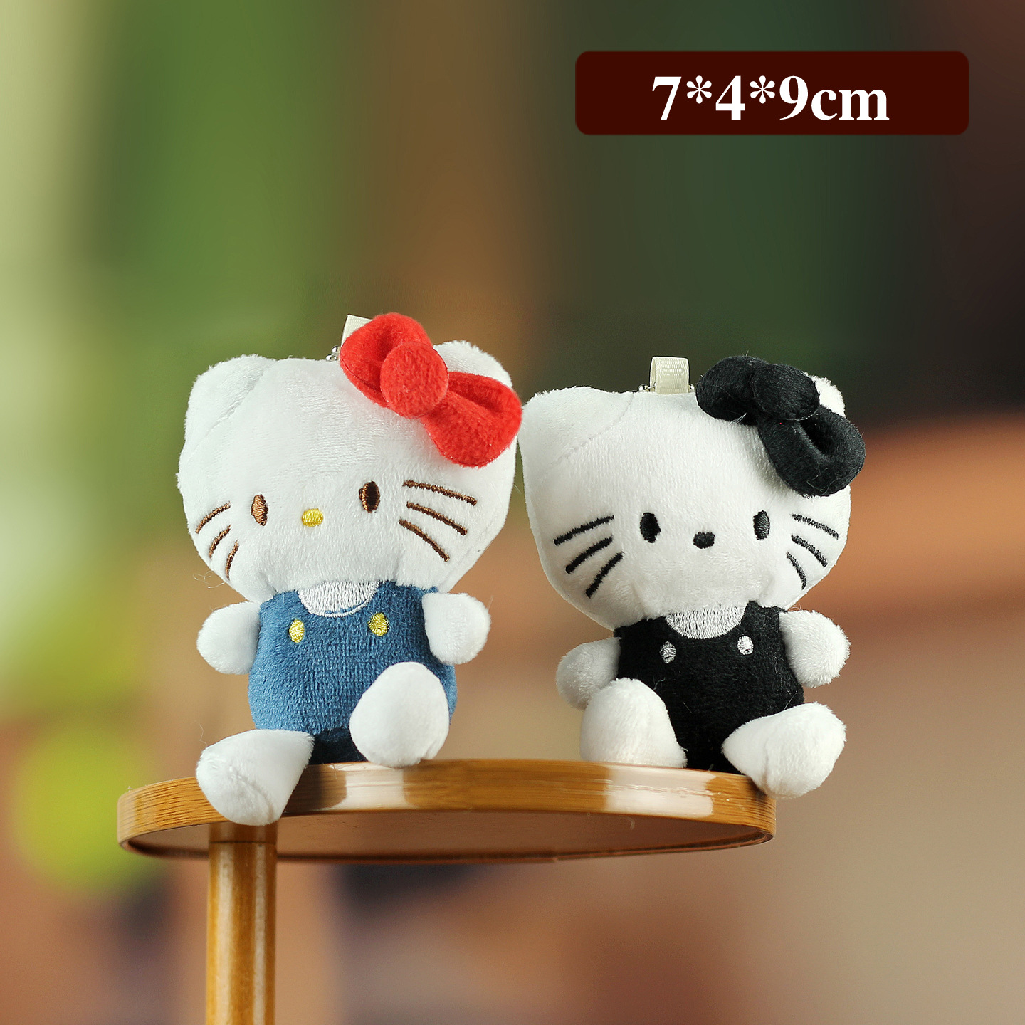 Catuones animadas lindas Hello Kitty bolsas de peluche colgantes de regalo de llaves