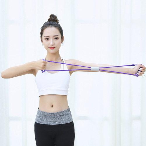 Manufacturer Direct Supply 8-Character Pull-Up Bar 8-Character Home Yoga Shoulder Opening Back Stretching Beautiful Back Shaping Chest Expander Trainer