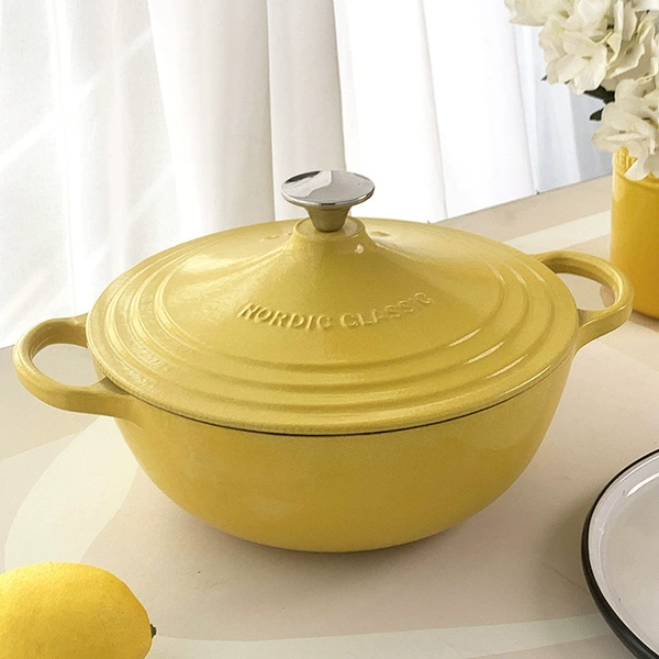 Colorful 26cm mommy pot-cheese yellow