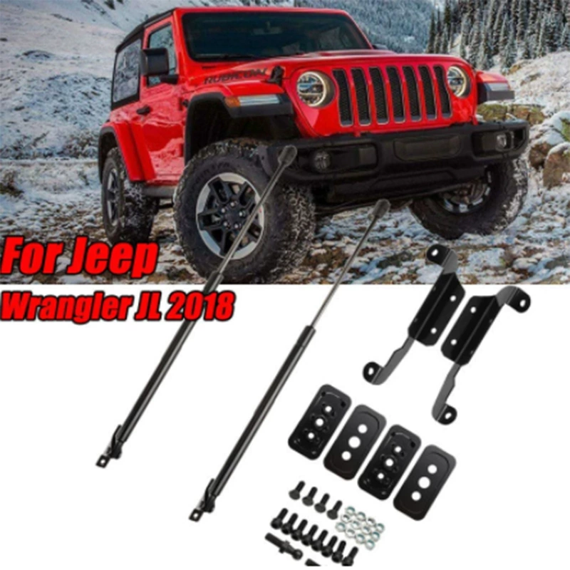 Газовые упоры капота для Jeep Wrangler JL 2018