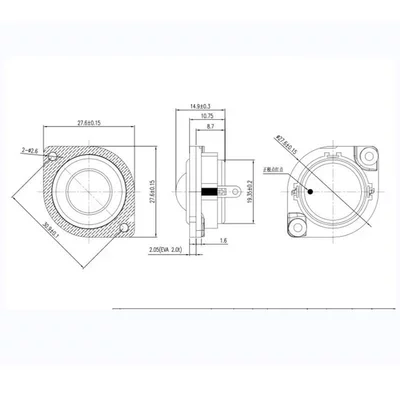 Speaker Car Modification Vocal — Car horn/tweeter