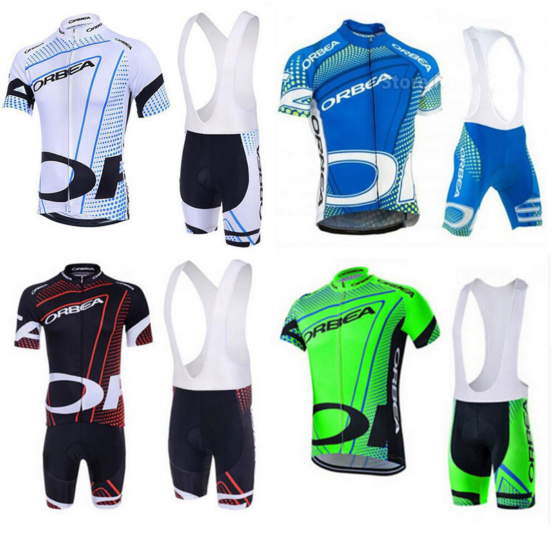Spring and Autumn Orbeal Short-Sleeved Bib Cycling Suit Suit for Men and Women Outdoor Quick-Drying Breathable Team Version Can Be Customized in Batches