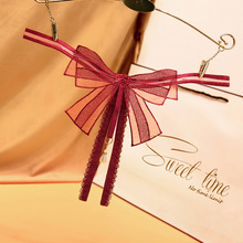 情人节礼物创意内裤女全透明镂空开口诱惑珍珠吊坠激情挑逗丁字裤