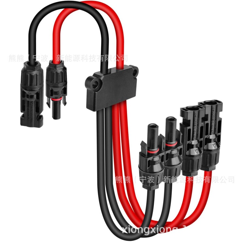 Ip68 Waterproof Solar Wire Connector, 2 to 4 Y Branch Pv Cable Parallel Adapter