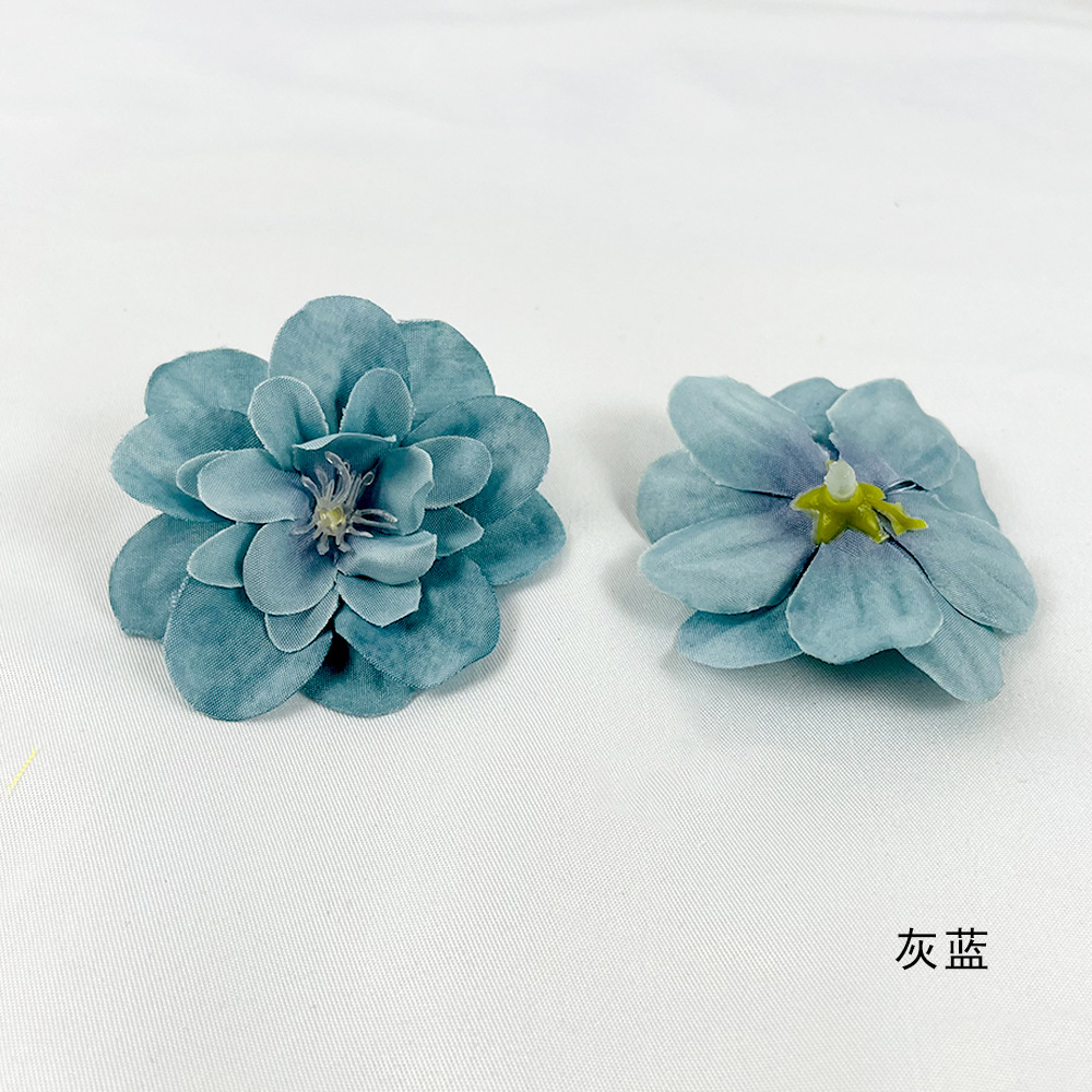 Flores hechas a mano de simulación de golondrina DIY ropa de decoración de cabello ilustración material de flores de pinzas flores falsas de hincia