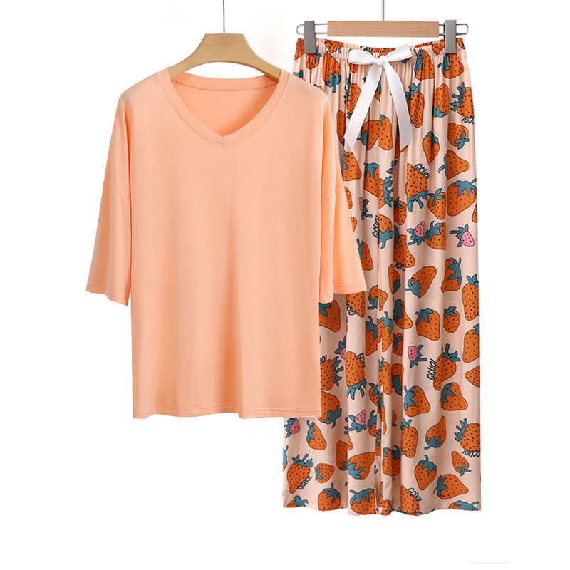 오렌지 핑크 큰 딸기