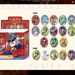 【九周年限定】七创社凹凸世界官方周边童话等比角色椭圆徽章盲盒