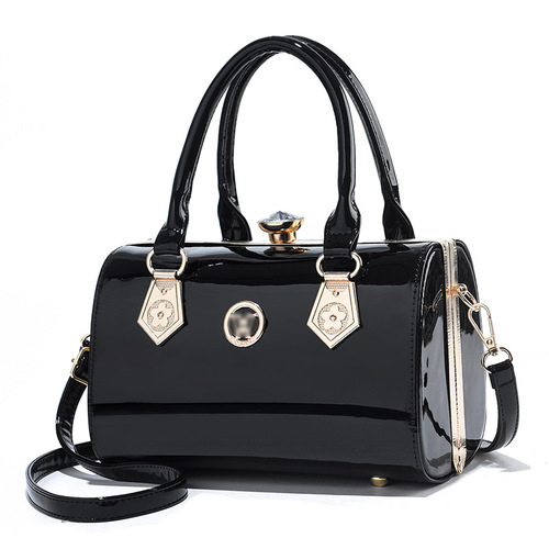 [Dropshipping]  European and American new fashion bright leather handbags large capacity women's shoulder crossbody bag trendy