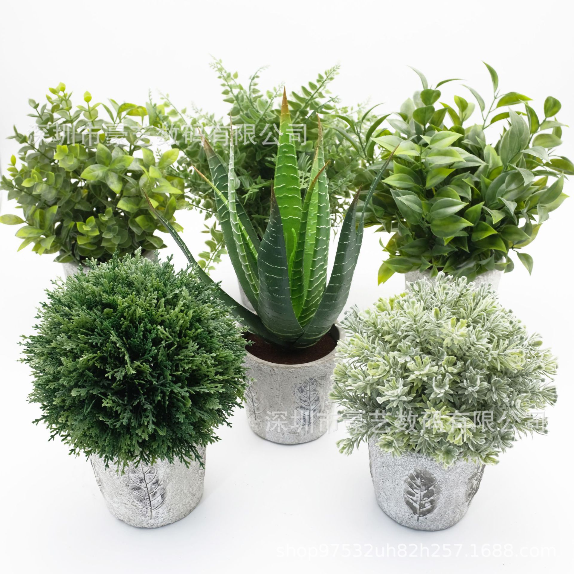 亚马逊新品爆款组合仿真盆栽北欧风室内家居桌面摆设绿植跨境批发